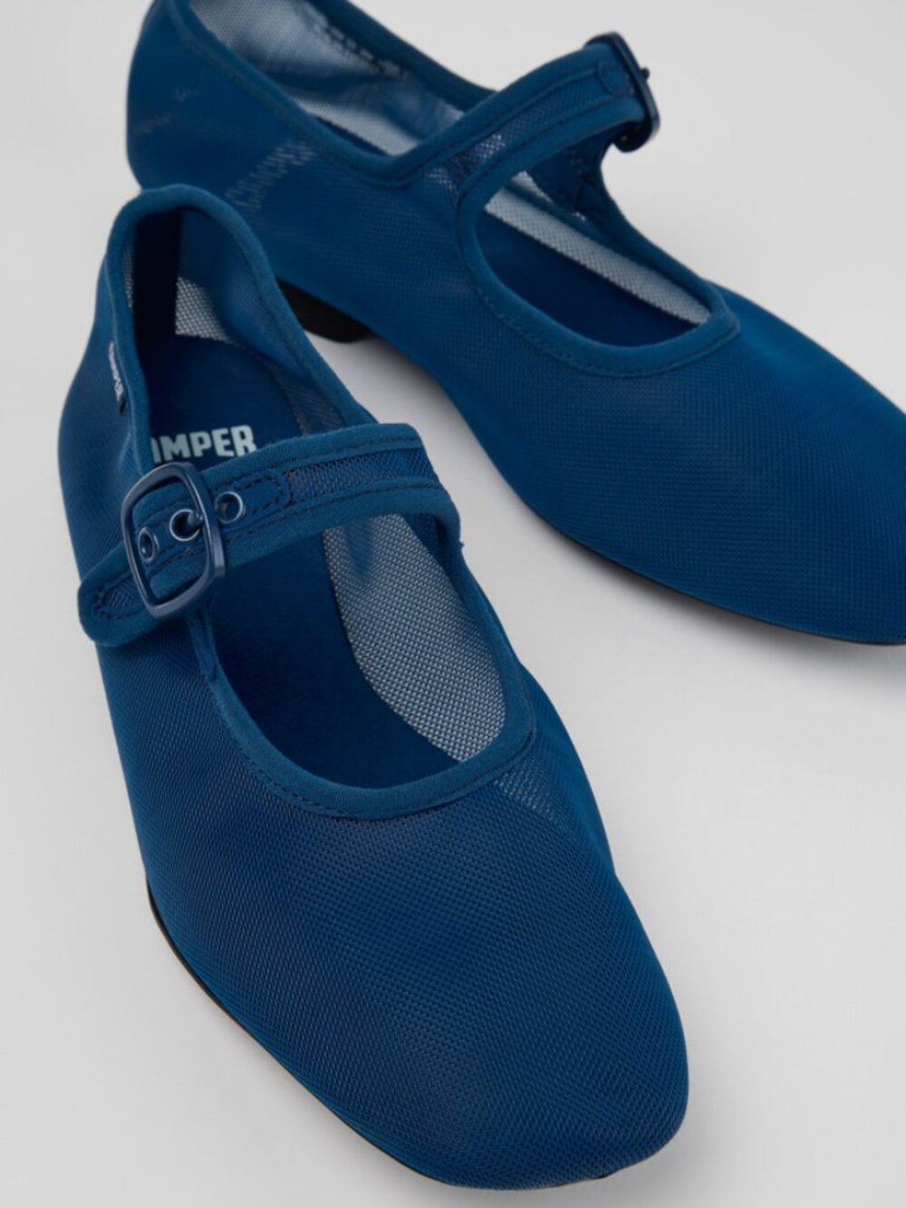 Camper - Casi Casi Myra Blue Textile Ballerinas - Size 38 - Picture 9 of 13